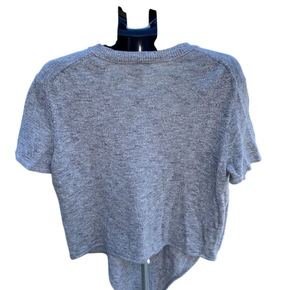 Madewell Women's XL Multicolor Knot Front Sweater Tee - Picture 4 of 6